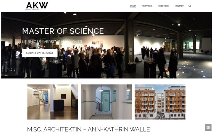 Screenshot of annkathrinwalle.com