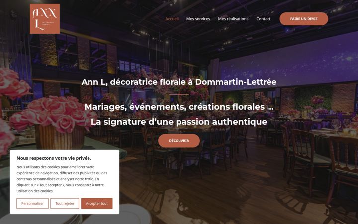 Screenshot of annldecoflorale.fr