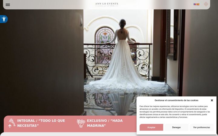 Snimka zaslona za annloevents.com