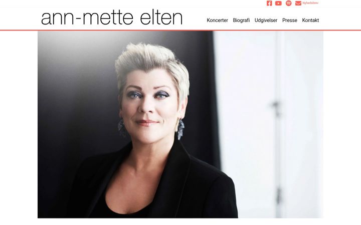 Screenshot of annmetteelten.dk