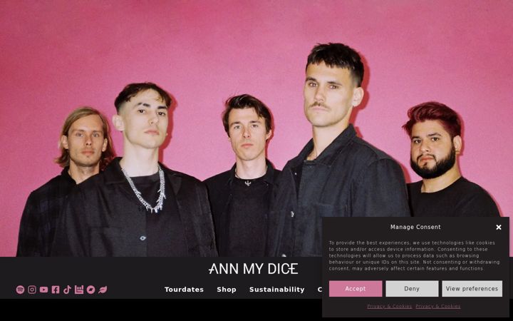 Screenshot di annmydice.nl