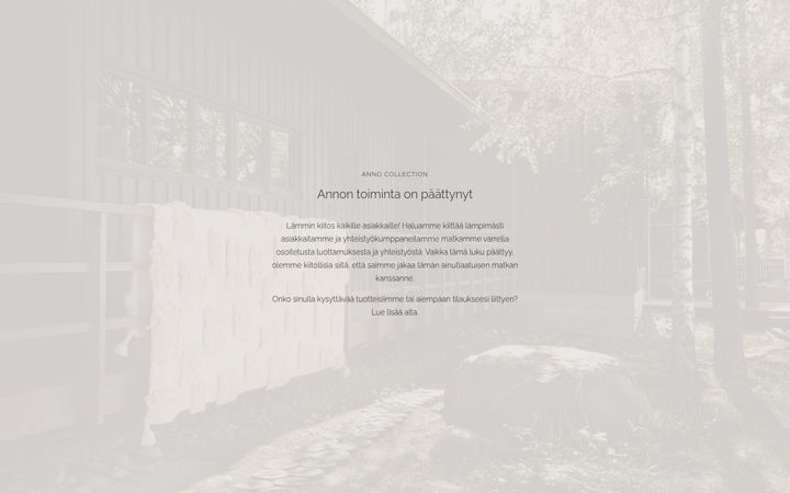 Screenshot of annocollection.fi