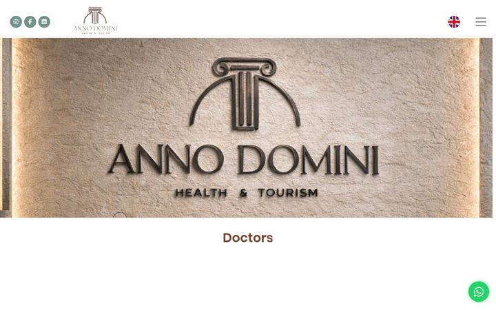 Screenshot of annodominihealth.com