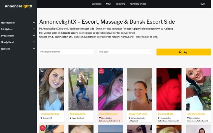 Screenshot of annoncelightx.com