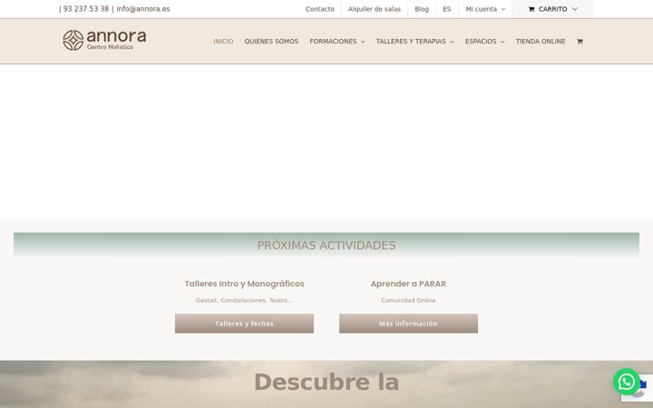 Screenshot of annora.es