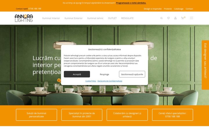Screenshot of annora.ro