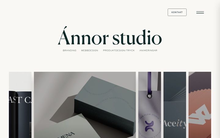 Screenshot of annorstudio.com