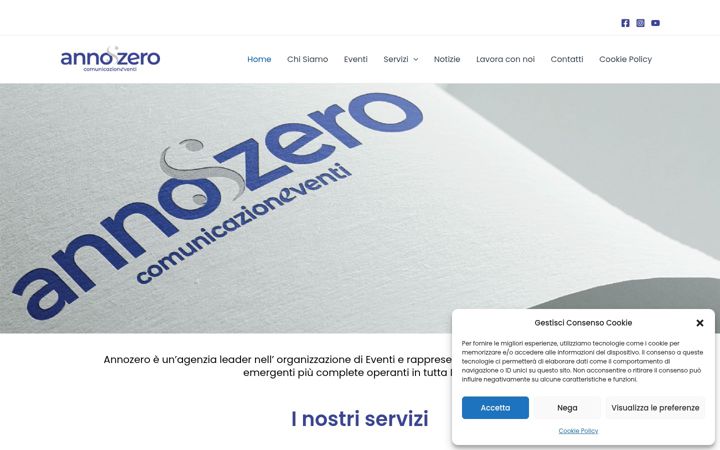Screenshot of annozero.eu