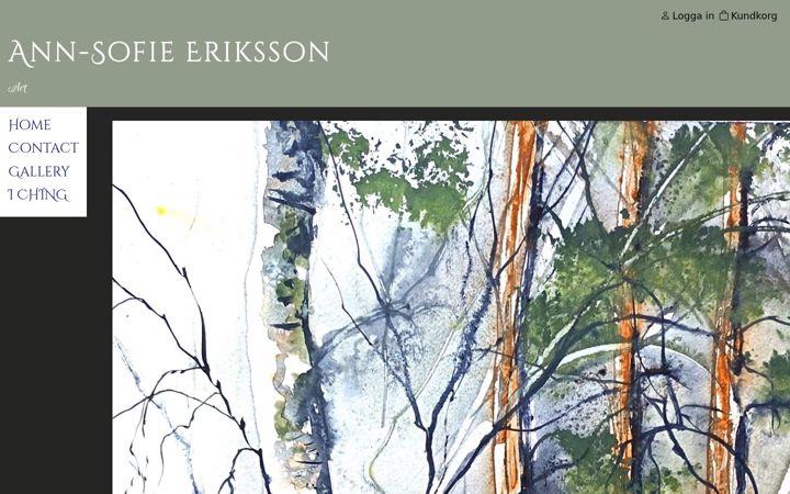Képernyőkép: annsofieerikssonart.com