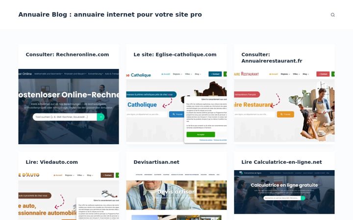 Screenshot of annuaire-blog.com