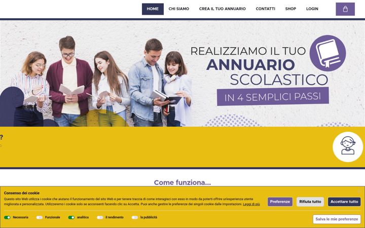 Posnetek zaslona annualbook.it