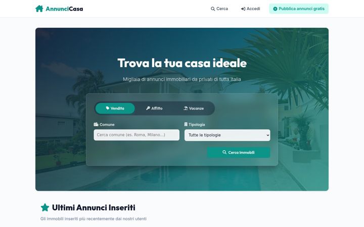 Screenshot of annuncicasa.info