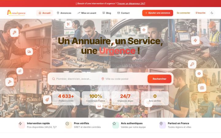Screenshot of annurgence.com