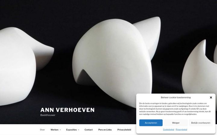 Screenshot of annverhoeven.be