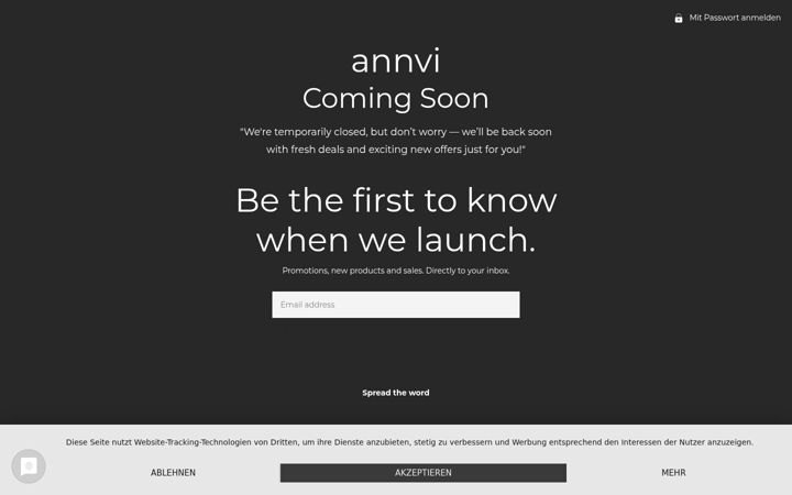 Screenshot of annvi-lingerie.com
