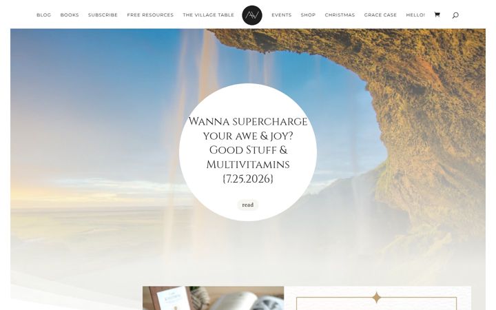 Screenshot of annvoskamp.com