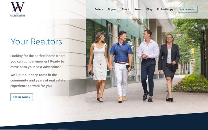 Screenshot of annwilsonhomes.com