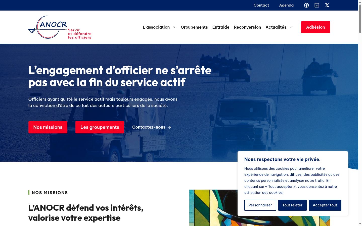 Sutikimo reklamjuostės, rodytos prieš bet kokią sąveiką, ekrano kopija