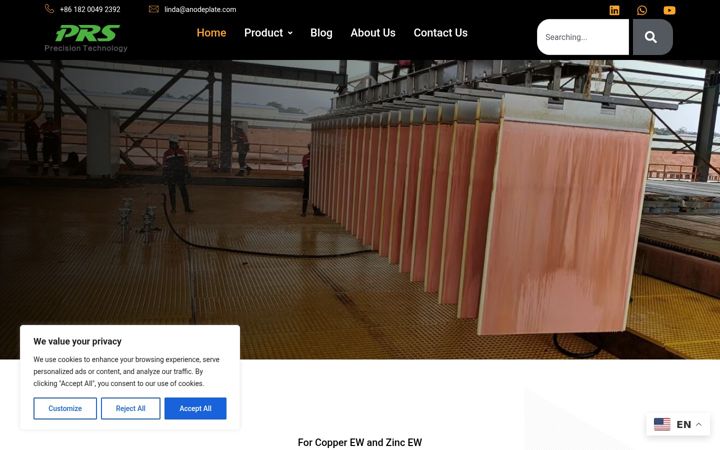 Screenshot of anodeplate.com