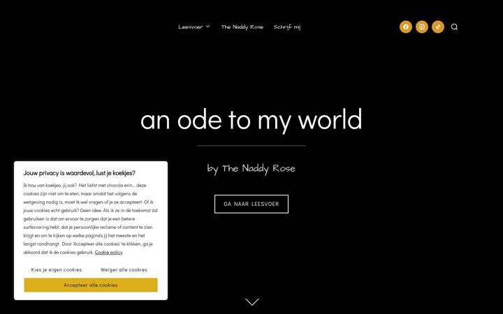 Screenshot of anodetomyworld.nl