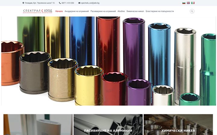 Ekraanipilt saidist anodirane.com