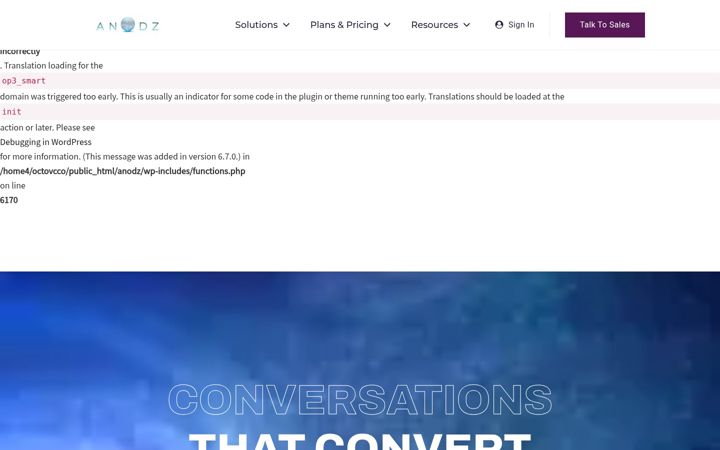Screenshot of anodz.com