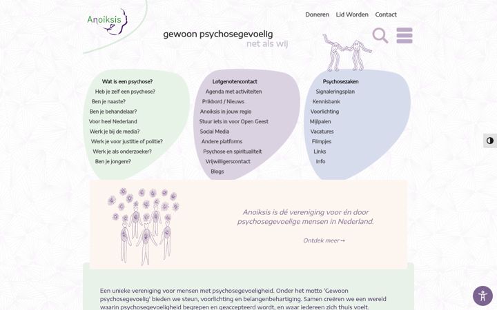 Screenshot of anoiksis.org