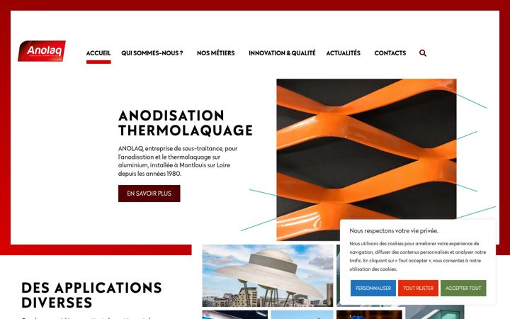 Screenshot of anolaq.fr