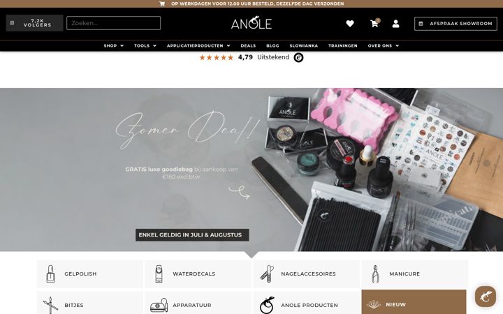 Screenshot of anole.eu