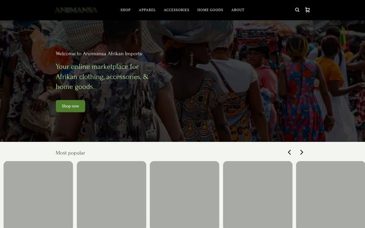 Screenshot of anomansa.co