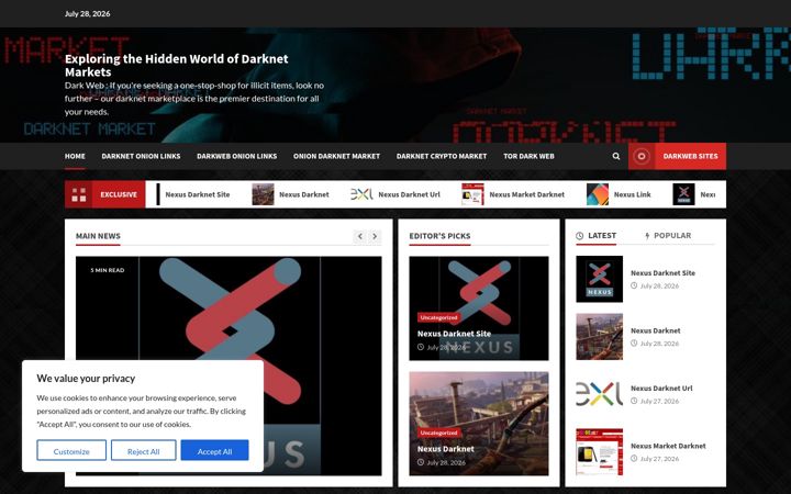 Skærmbillede af anon-darkweb-markets.com