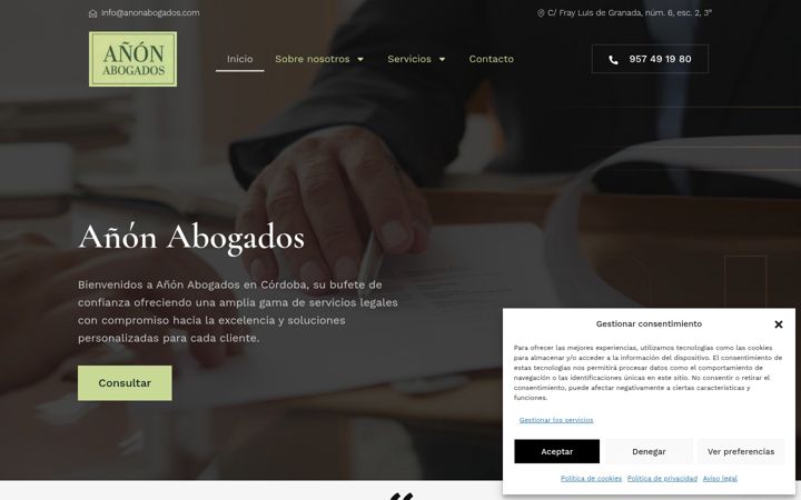 Skærmbillede af anonabogados.com