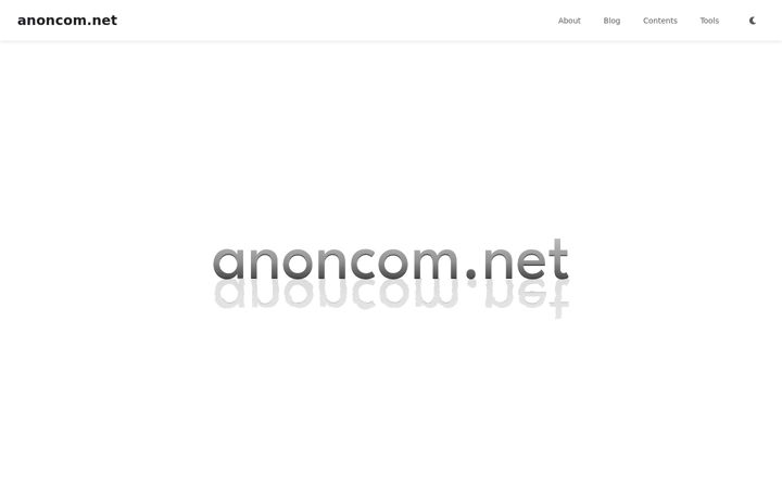 Screenshot of anoncom.net