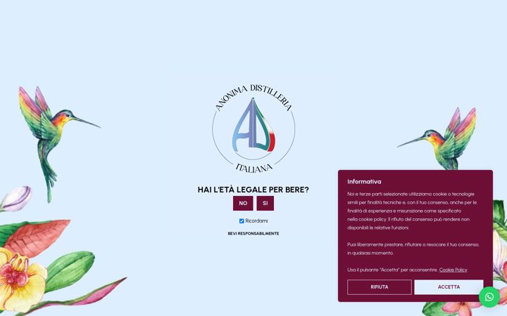Screenshot of anonimadistilleriaitaliana.it