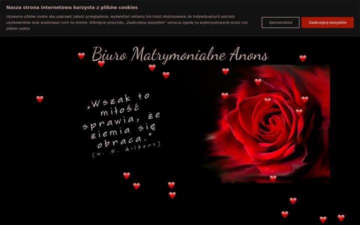 Screenshot of anonsbm.pl