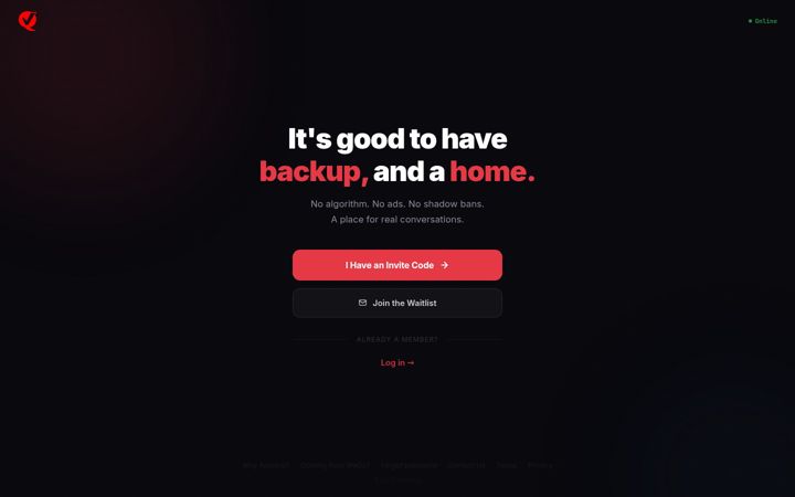 Screenshot di anonup.com