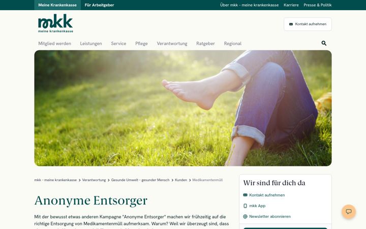 Capture d'écran de anonyme-entsorger.de