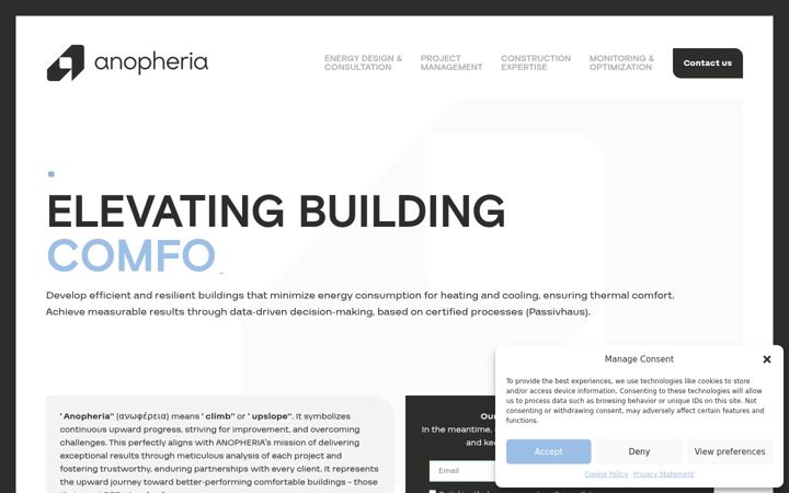 Screenshot of anopheria.com