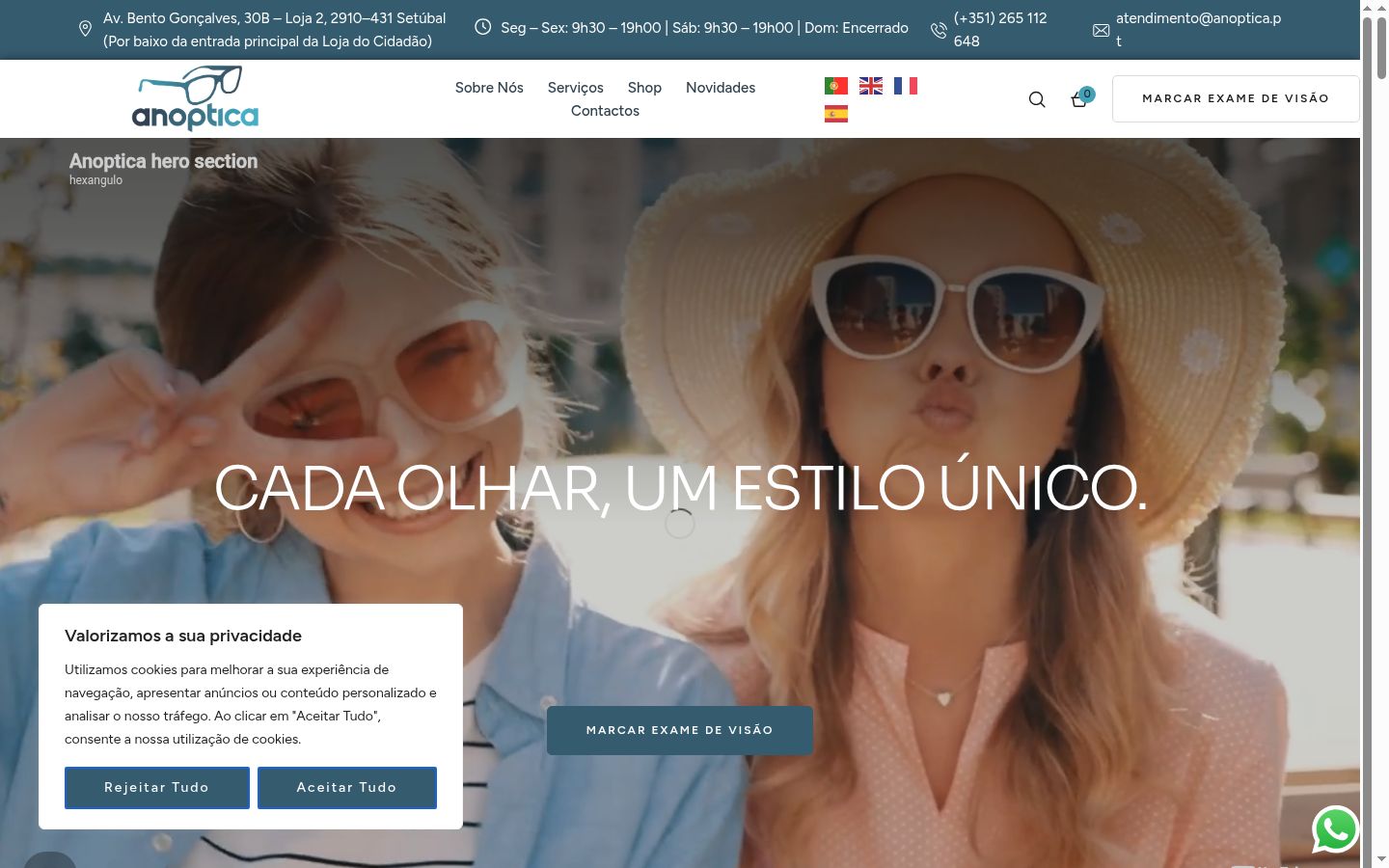 Snímek obrazovky baneru souhlasu zobrazeného před jakoukoli interakcí
