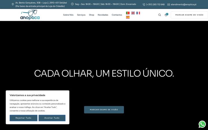 Screenshot of anoptica.pt