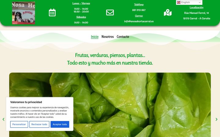 Screenshot of anosahortacarral.es