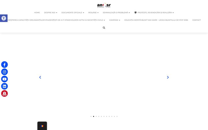 Screenshot of anosr.ro