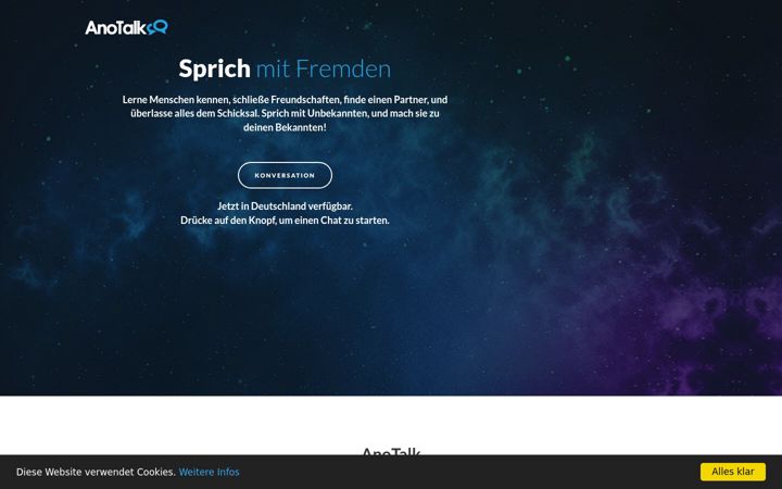 Screenshot of anotalk.de