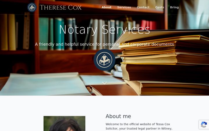 Screenshot of anotary.uk