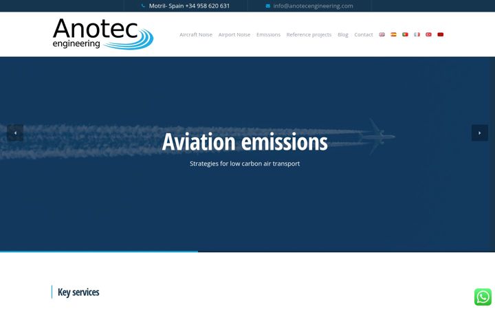 Screenshot of anotecengineering.com