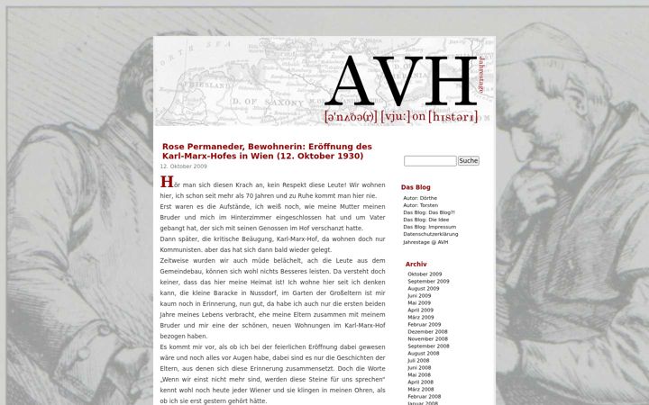 Screenshot of another-view-on-history.de