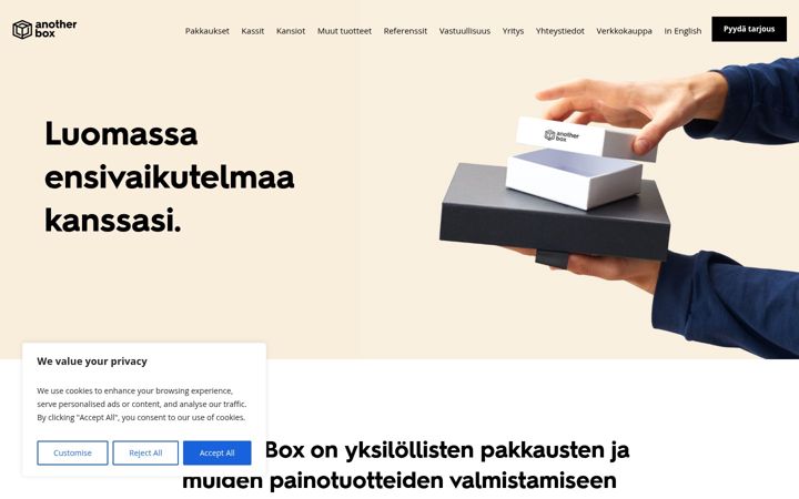 Skærmbillede af anotherbox.fi