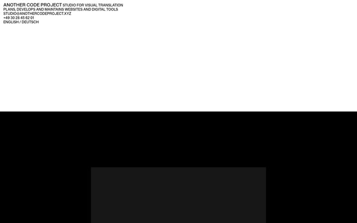 Screenshot of anothercodeproject.eu