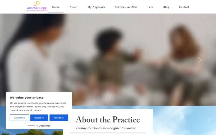 Screenshot di anotherhope.co.uk