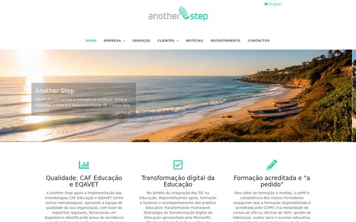 Screenshot of anotherstep.pt